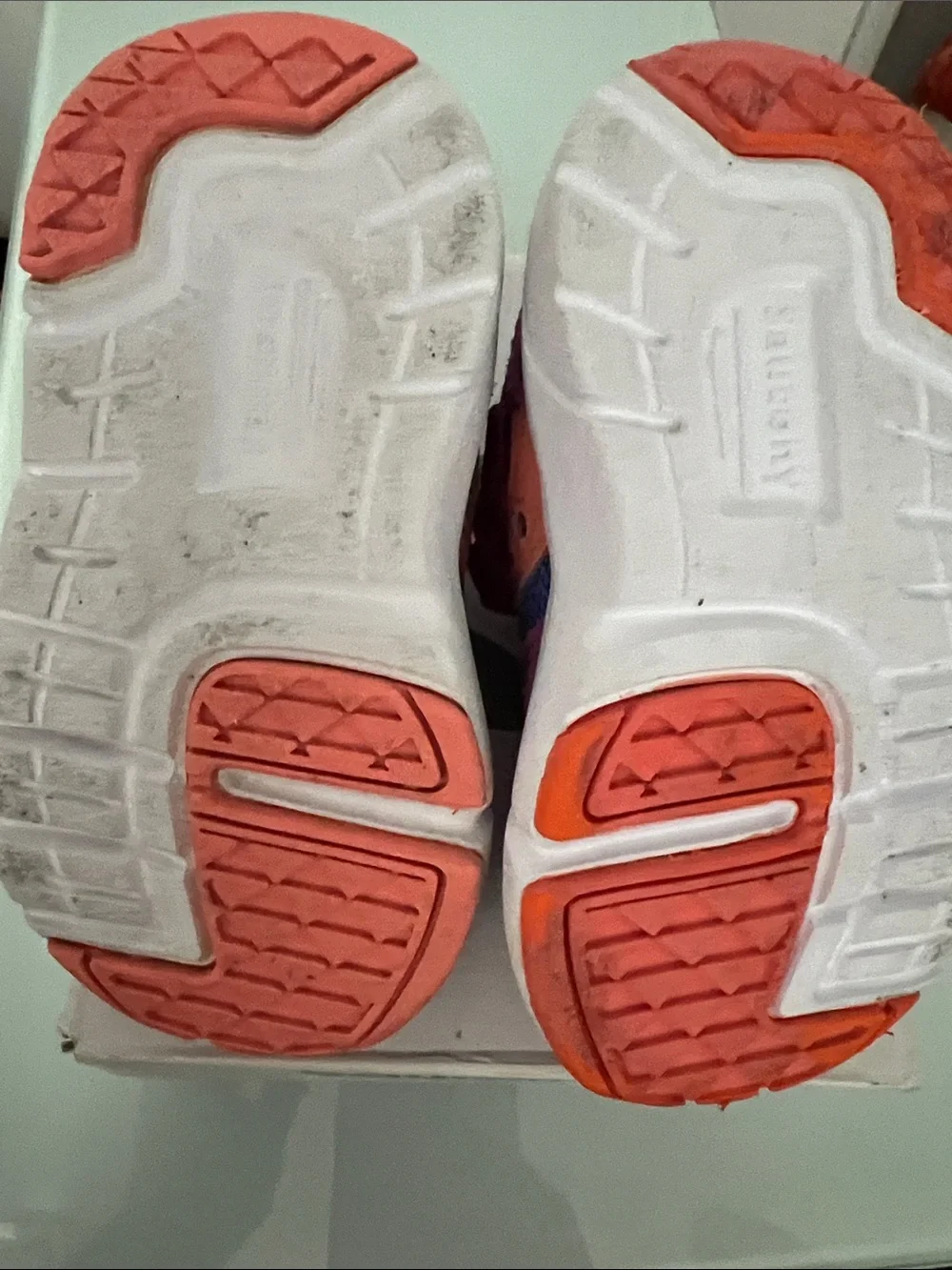 Saucony Kids Purple, Blue & Orange Sneakers